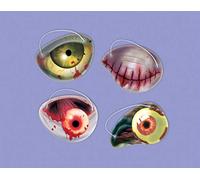 Amscan International ltd 10234729 Zombie Paper Eye Patch Favour Pack, 6.4 x 5 cm