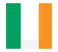 amscan Ireland Flag Luncheon Napkins - 16 Pcs