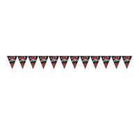 Amscan Jolly Roger Banner Black/red/white (One Size)