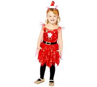 amscan Kids Child Peppa Pig Christmas Fancy Dress Costume (3-4yr)
