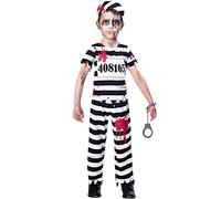 Amscan - Kids Halloween Zombie Convict Boys Fancy Dress Costume Age: 5-12 Years