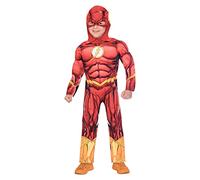amscan (PKT) (9906078) Classic Child Kids Warner Bros The Flash Fancy Dress Costume (10-12 Years)