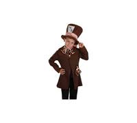 Amscan Little Mad Hatter Costume Size 10-12 Years - Brown