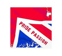 Amscan Luncheon Paper Union Jack Napkins (Pack Of 16) Red/white/blue (One Size)