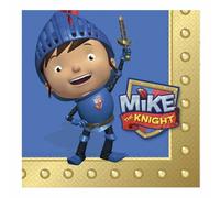 amscan Mike The Knight Lunch Napkin (Pack of 16)