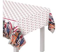 amscan Multicolor Naruto Plastic Table Cover (54" x 96") Pack of 1 - Perfect for Birthdays & Kids' Parties