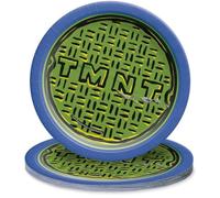Amscan Multicolor TMNT: Mutant Mayhem Plates - 7" (Pack of 8) - Durable, Eco-Friendly & Fun Design - Perfect for Kids' Party