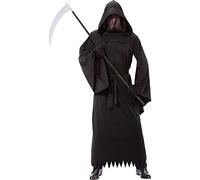 amscan New Mens Halloween Phantom Darkness Fancy Dress Costume