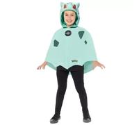 Amscan Official Pokemon Bulbasaur Cape Kids Childs Girls Fancy Dress Costume