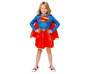 Amscan Official Warner Bros Supergirl 2-12 years Sustainable Costume