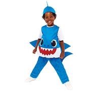 Amscan - Officially Licensed Baby Shark Blue Daddy Kids Fancy Dress Costume Age: 1-4 Years