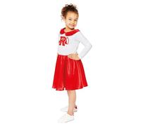 Amscan - Officially Licensed Sandy Cheerleader Rydell High Kids Fancy Dress Costume Age: 4-12 Yrs