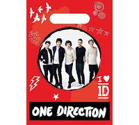 amscan One Direction Party Bags Plastic Loot Bags 8