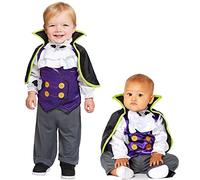 amscan PDBV12 Boys Dinky Dracula Vampire Halloween Fancy Dress Costume Age 12-18 months