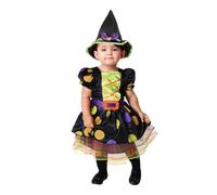 (PKT) (PDBW12) Child Girls Cauldron Cutie Witch Costume (6-12m)