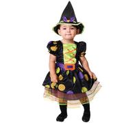 Amscan PDBW12 Kids Cauldron Cutie Witch Halloween Fancy Dress Costume - Age 12-18 months