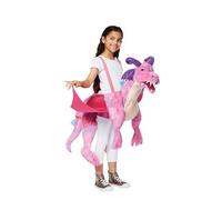 amscan RPD Child Ride On Pink Dragon Jumpsuit Boys Halloween Fancy Dress Costume Age: 3-8 Years