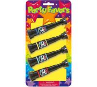 Amscan Pirate Telescope Party Favours (Pack Of 4) Black (One Size)