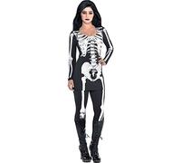 amscan (PKT) (844241-55) Adult Ladies Bare Bones Costume (Small)