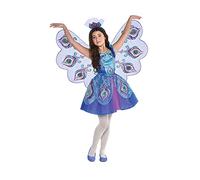 amscan (PKT) (9904787) Child Girls Pretty Peacock (4-6yr)