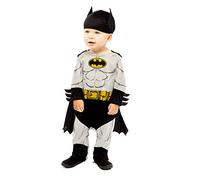 amscan (PKT) (9906708) Child Boys Batman Costume (6-12m), Gey, Grey