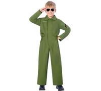 amscan (PKT) (9907037) Child Pilot Jumpsuit Costume (6-8yr)