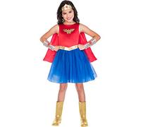 amscan (PKT) (9908396) Child Girls Wonder Woman Costume (8-10yr)