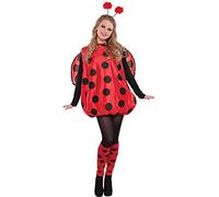 amscan (PKT) (9908499) Child Girls Darling Bug Costume (12-14yr)