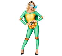amscan (PKT) (9909148) Adult Ladies TMNT Women Costume (UK 16-18)