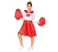 amscan (PKT) (9909261) Adult Ladies Sandy Rydell High Cheerleader Costume (Small) - Grease Movie