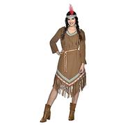 amscan (PKT) (9910913) Adult Ladies Native Indian Costume (UK 12-14)