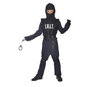 amscan (PKT) (9911274) Child Child SWAT Agent Costume (4-6yr)