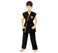amscan (PKT) (9912052) Child Cobra Kai Karate Gi Costume (4-6yr) - [1297]