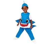 amscan (PKT) (9913324) Child Boys Baby Shark Blue Daddy Costume (1-2yr)
