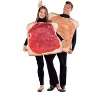 amscan (PKT) Adult PB & Jelly Costume Tunic (Standard)