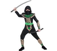 (PKT) (EB-997022) Child Boys Dragon Slayer Ninja Costume (8-10yr)