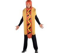 amscan (PKT) (Fix 400/60**(3) (844273-55) Adult Hot Diggety Dog Costume (Standard)