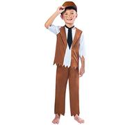 amscan (PKT) (Fix 50/25) (9000653) Child Boys NEW Victorian Boy Costume (7-8yr)