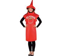 amscan (PKT) (Fix 6/6) (844267-55) Adult Ketchup Bottle Costume (Standard)