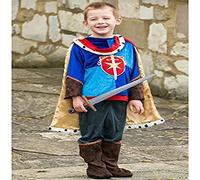 Amscan PRN9 - Kids Medieval Prince Cape Trousers & Sword Boys Fancy Dress Costume Age: 9-11 Yrs