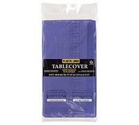 amscan Purple Plastic-Lined Paper Tablecover 1.37m x 2.74m - 1 Pc