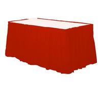 Amscan Rectangular Plastic Tablecover (Pack Of 12) Orange Peel (137Cm X 274Cm)