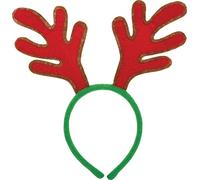 amscan Red Reindeer Antlers Headband - 30.4cm x 12.7cm - 1 Pc