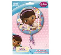 amscan Round Foil Balloon with Printed Doc McStuffins and Lambie - 1 Pc.