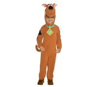 Amscan Scooby Doo Fleece Jumpsuit Halloween Boys Fancy Dress Costume Age 6-8