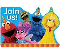amscan Sesame Street Stars Birthday Party Invitations (8)