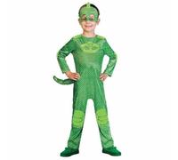 Children's Green Official PJ Masks Gekko TV Series Character Book Day Costume