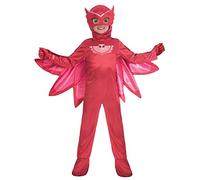 amscan set high (PKT) (9902960) Child Girls PJ Deluxe Owlette Costume (3-4yr) - PJ Masks - (VKS1183)