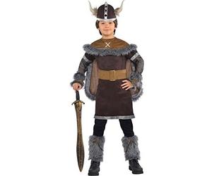 amscan set high (PKT) (999661) Child Boys Viking Warrior Costume (8-10yr)