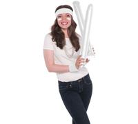 amscan Spirit Sticks Scene Party Accessory, White